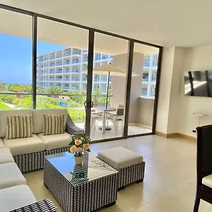 Apartamento Espectacular Frente Al Mar- Morros Zoe - Playa Manzanillo, Cartagena